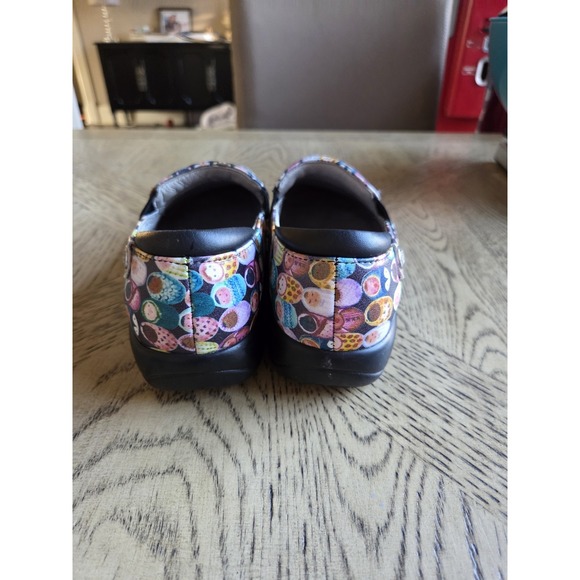 Alegria Clogs Nursing Shoes Size 37-6.5/7 Multicolor Babies Comfort Leather - Picture 10 of 16